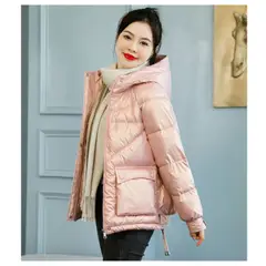 GENERICO - Casaca Abrigo Acolchada Mujer High Quality Holografico tipo Puffer