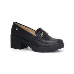PAR&SS - Mocasín Casual De Cuero Mujer KA25Q1-KM045 Negro