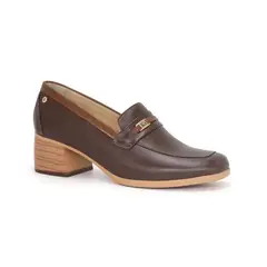 PAR&SS - Mocasín Casual De Cuero Mujer KA25RENATA Marrón
