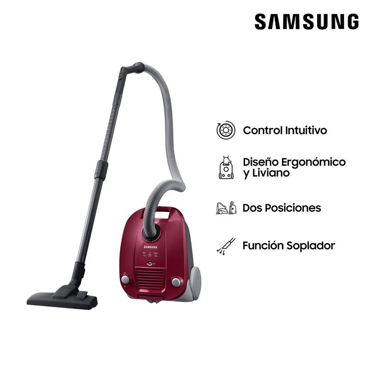 Aspiradora con 2000 W de Poder de Succión VCC4190V3E Vino Rubí