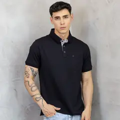 A VANTGARDESTYLE - POLO BOX REGULAR FIT CABALLERO MC - PIQUE LYCRADO