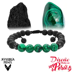 JOYERIA FENIX - Pulsera Doble Protección Volcánica- Joyería Fenix