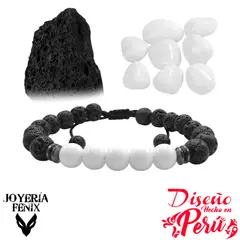 JOYERIA FENIX - Pulsera Doble Protección Volcánica- Joyería Fenix