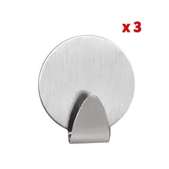 TODO FIT - Juego de 3 ganchos autoadhesivos redondos – Organización práctica para el hogar