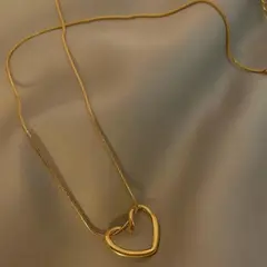 GENERICO - COLLAR DE CORAZON ACERO INOXIDABLE