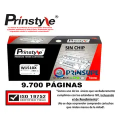 PRINSTYLE - TONER 151A W1510X 151X  9.700 PÁG.  SIN CHIP ISO 19752