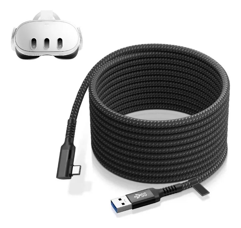 Cable Link 3m para oculus quest 3 / meta quest 2, 3s y pro