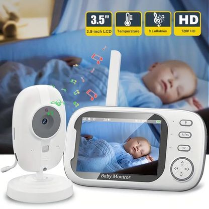 CAMARA VIDEO MONITOR 3.5 " PARA BEBÉS HD SENSOR DE LLANTO