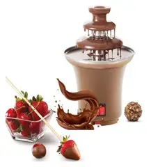 GENERICO - Mini fuente de chocolate de 3 niveles