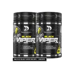 DRAGON - Black Viper 90Cápsulas Pack X2 Quemador de Grasa Pharma