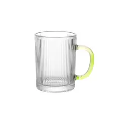GENERICO - Taza de vidrio Rainbow Mug Verde 390ml-