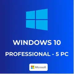MICROSOFT - Windows 10 Professional para 5 PC