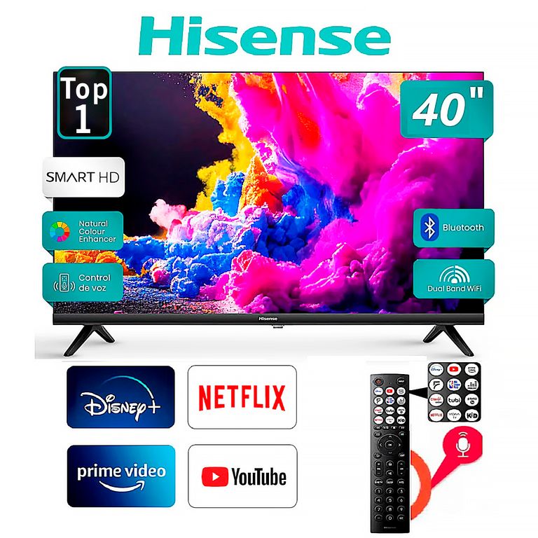 Televisor 40 Pulg. LED FHD 40A4K Negro