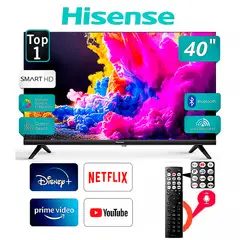 HISENSE - Televisor 40 Pulg. LED FHD 40A4K Negro