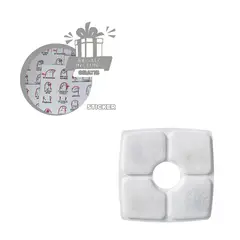 GENERICO - Filtros de Repuesto para Fuente Cuadrado Y+Regalo Stickers