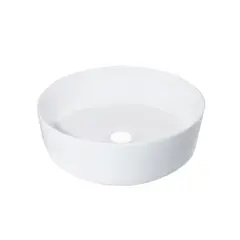 VAINSA - Bowl de Loza Mod Circular Blanco Mate 36x36x11cm
