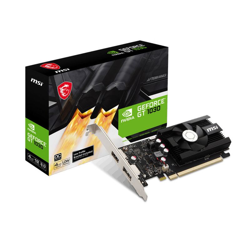 Tarjeta de Video GT 1030 4GB DDR4 Low Profile OC
