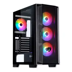 ANTRYX - Case RX-270 USB 30 con 4 Ventiladores RGB y Panel de Vidrio Templado