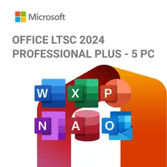 MICROSOFT - Office 2024 LTSC Professional Plus para 5 PC