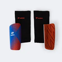 WALON - CANILLERA CON MEDIAS FUTBOL FLEX 9C AZULINO