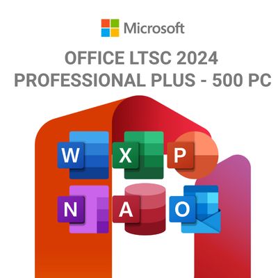 Office 2024 LTSC Professional Plus MAK para 500 PC