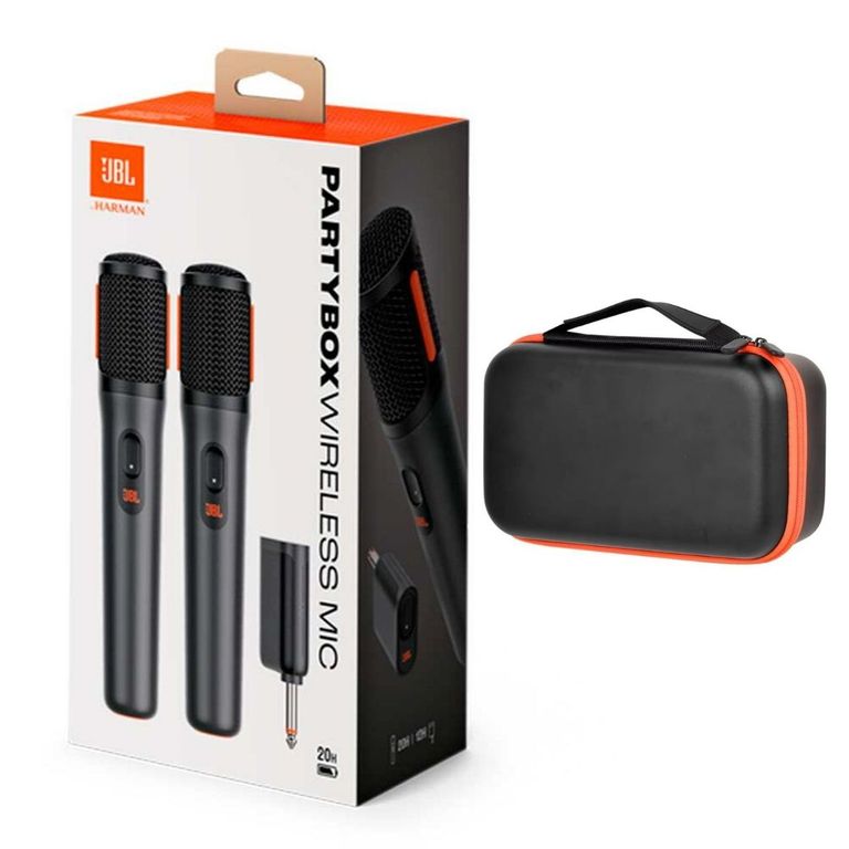 Micrófono Partybox Wireless Recargable + Estuche Rígido