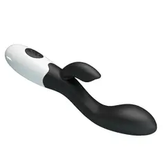PRETTY LOVE - Vibrador Sexual Femenino Rabbit Brighty 30 Funciones Silicona Negro