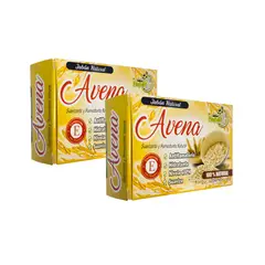 GENERICO - Jabón Natural Corporal De Avena 110Gr 2 Und