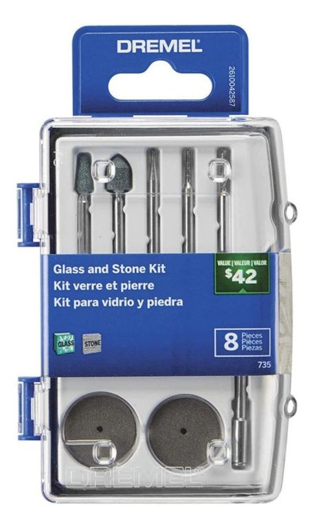 Micro Kit de 8 Accesorios Vidrio y Piedra 735-01