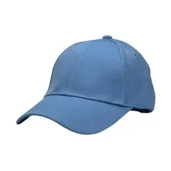 GENERICO - Gorra Unisex de Lona Celeste con Visera Curva