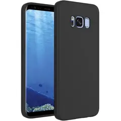 GENERICO - Case Protector para Samsung S8 PLUS Silicona Negro