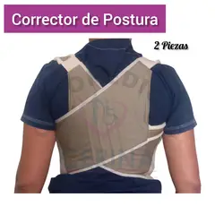 GENERICO - Faja para Postura 2 Piezas Talla M