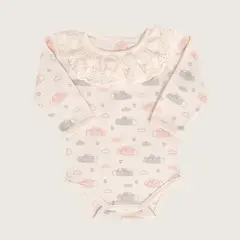 RIKURIY - Body collar nubes rosa