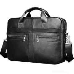 ARMUZ - Maletín de Cuero Vacuno Perseo 5011 Para Laptop de 15.6"