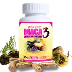 CURVY FRUIT - Maca 3 100 cápsulas 600 mg – Glúteos y Caderas