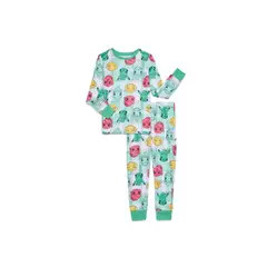 POKEMON - Conjunto Pijama Green unisex Talla 10