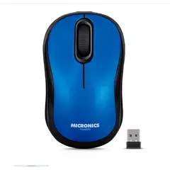 MICRONICS - Mouse Inalambrico TRAZZO3 MIC M700-3M BT WIFI USB-C Azul