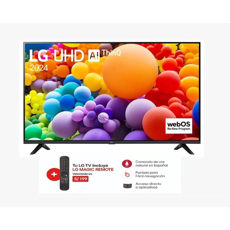 TELEVISOR SMART TV UHD 4K 50" 50UT7300 2024