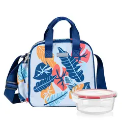 PYREX - Lonchera Ejecutiva Flowers + Reflactario Red 400ml