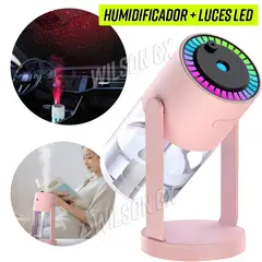 GENERICO - Humidificador para auto y dormitorio con luz led difusor aroma USB