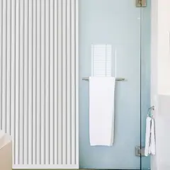 DECORPLAS - Wall Panel Wpc Para Interior Acanalado Delgado Por Unidad Color Capri