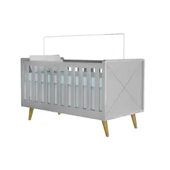 GENERICO - CUNA LORENA GRIS SIN CAPITONE