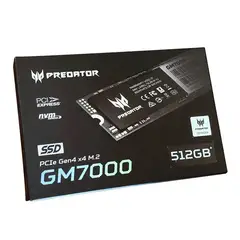 PREDATOR - Disco Sólido Acer 512GB M2 PCIe Gen4 Gaming