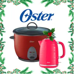 OSTER - COMBO ARROCERA 1.8 LT CKSTRC1700R + HERVIDOR 1.7 LT BVSTKT4177M