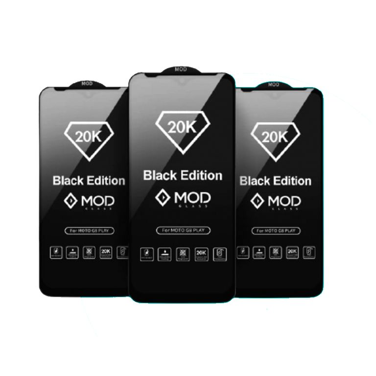 Mica para iPhone 16 Black Edition 20K Antishock Resistente