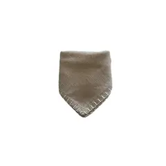 D'MESA - Set de 4 beige algodón con pespunte blanco elegante