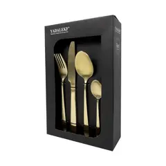 ICHIMATSU - Set Cubiertos x16 Pzas Dorado Cutlery -