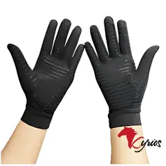 NO LOGO - Guantes De Compresión Con Cobre Terapéutico Alivia La Artritis Talla M