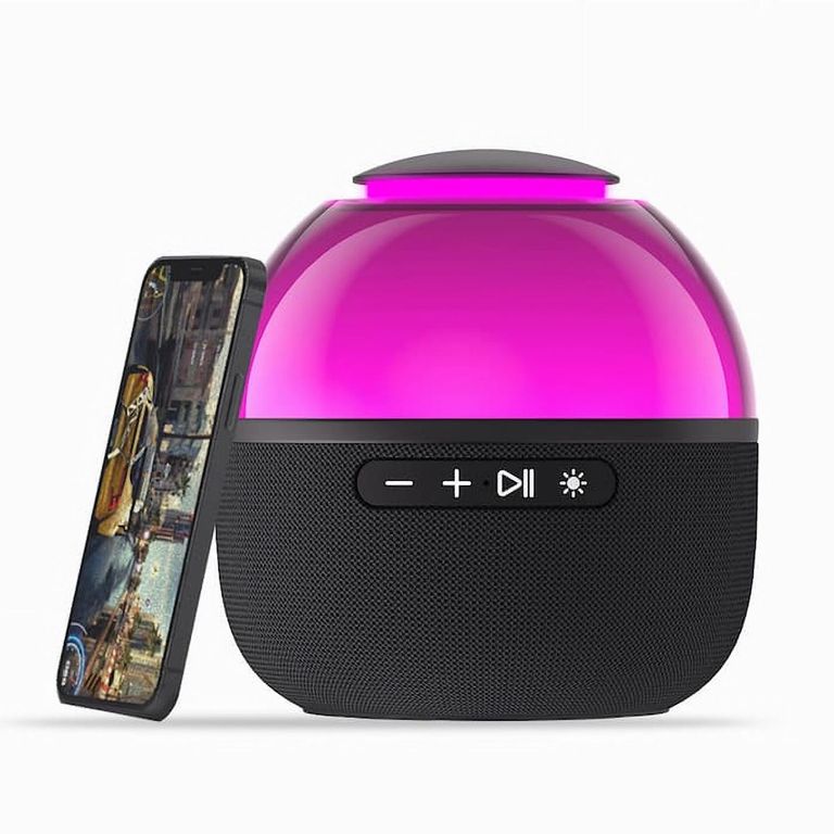 Parlante Bluetooth Portátil SK900BT RGB USB Negro