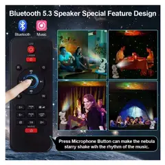 GENERICO - PARLANTE PROYECTOR DE LUZ ASTRONAUTA CON BLUETOOTH